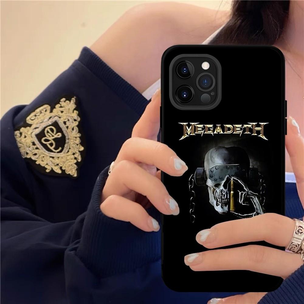Music Rock M-Megadeth Phone Case For IPhone 16 15 14 11 12 13 Mini Pro XS Max Cover 6 7 8 Plus X Funda Shell