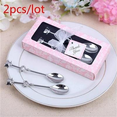 14x6.5cm Souvenir di Matrimonio Cucchiaino per Bere Tè Caffè AMORE Addio al Nubilato Matrimonio Bomboniera Regalo Ospiti Feste Accessori Cucina
