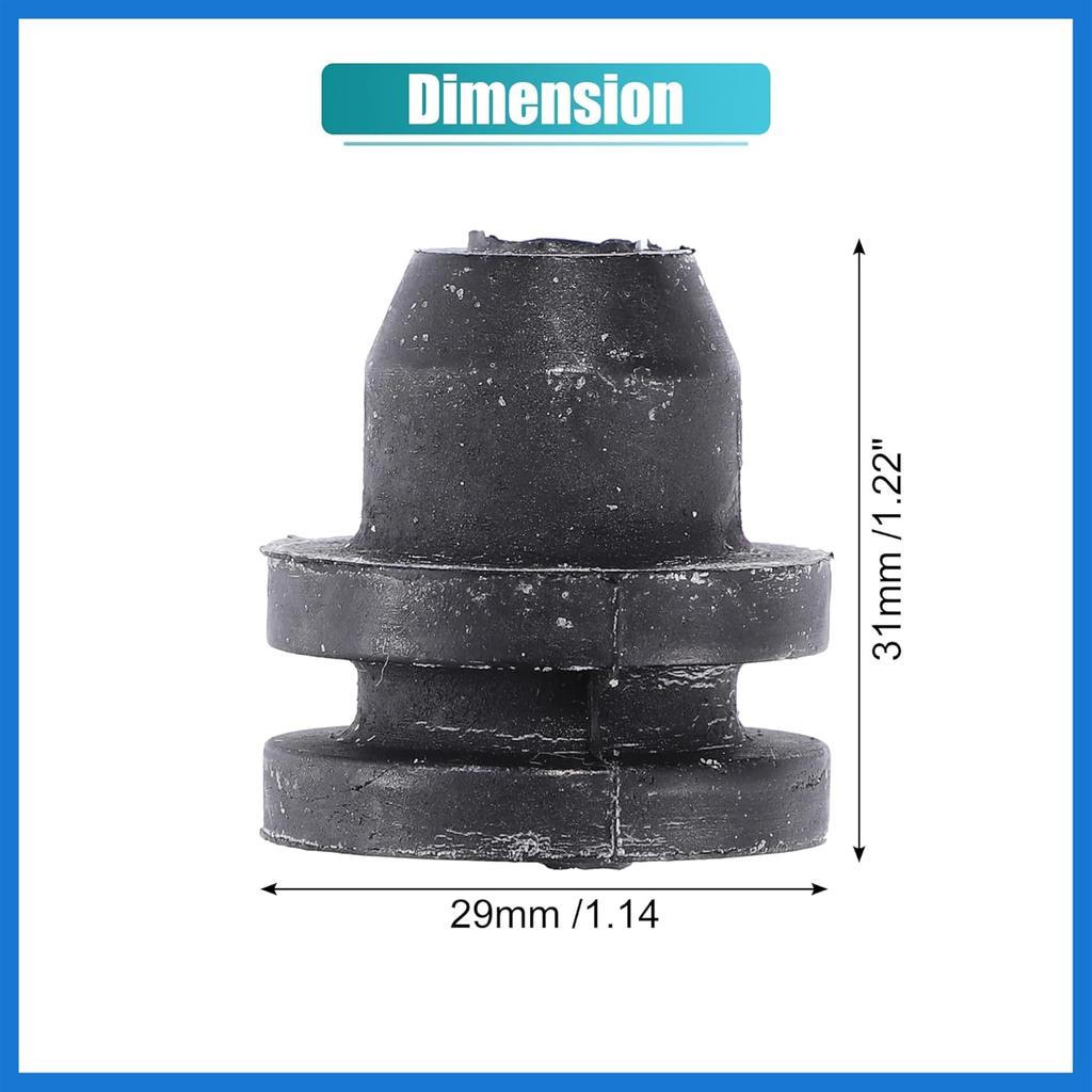 2 Stück Unterer Gummi-Dämpferbuchse Kühlerhalter Isolator für Nissan Frontier 1998-2015 für Nissan Pathfinder 1996-2006 für Nissan 350Z 2003-2009