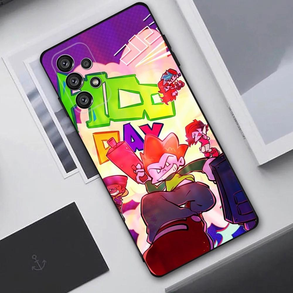 Friday N-Night Funkin Phone Case For Samsung Galaxy A20,A21s,A22,A31,A32,A52,A53,A72,73,A80,A91 Soft Black Cover
