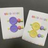 2pcs Cute Button hairclips For Baby Girls  Candy Color Ball Hair Clip Kids Kawaii Hairpins Children Barrettes Bobby Pins Gift