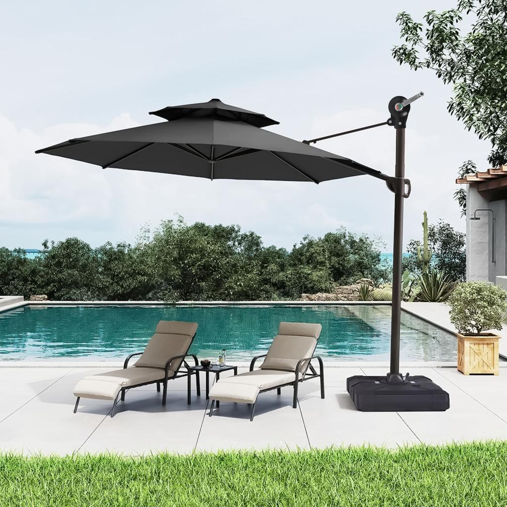 Příslušenství k terasovému slunečníku Venkovní náhradní díl pro slunečník Slunečník Robustní systém ruční kliky Snadná instalace Řídicí držák Paraso