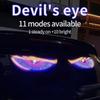 LED Display Animated Car Truck Eye Cool Truck Devil's Eye Light  Front and Rear Windshield