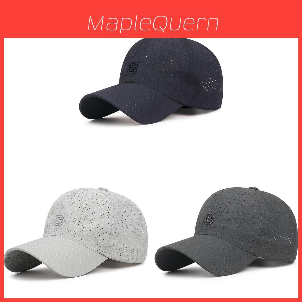 Letter Embroidered Baseball Cap With Sun Protection Breathable Lightweight For Men Women