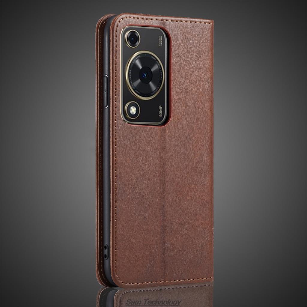 Magnetic Attraction Leather Case for Huawei Nova Y72 Holster Flip Cover Case Nova Y72 Wallet Phone Bags Capa Fundas Coque