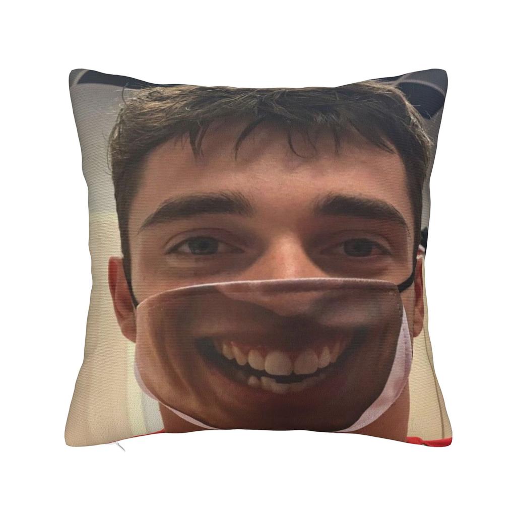Warm Home Jesus L-Leclerc Racing Racer Decorations Pillowcase Merch Pillow Covers Square Multiple Sizes