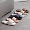Fashion indoor versatile unisex leather pattern slippers home daily light comfortable soft sandals
