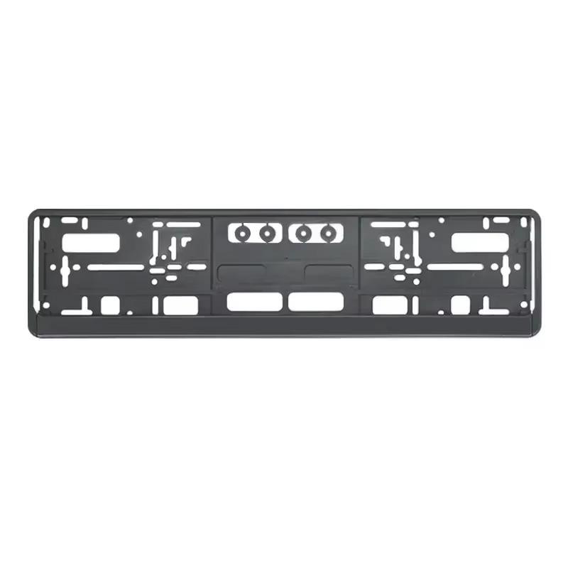 1/2Pcs Car Licence Plate Bracket Black Number Plate Holder EU Standard License Plate Frame Cover Anti-corrosion Auto Accessories License Plate Covers