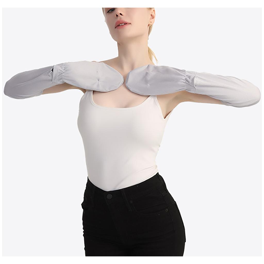 Sun Protections Cooling Arm Cover Sunscreens Sleeves Driving Fingerless Sun Sleeves Adjustable Arm Sleeve with Gloves