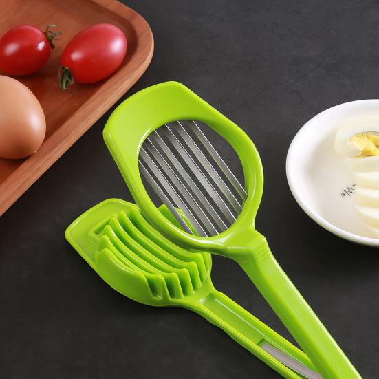 Egg Slicer Stainless Steel Blades Even Slices Cubes Wedges Easy to Clean Dishwasher Safe Multifunctional Vegetable Cutter Kitchen Tool