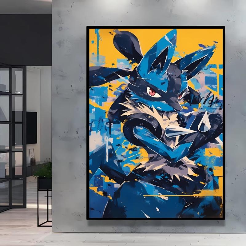 Anime Posters Pokemon Umbreon Cartoon Character Picture HD Print Canvas Painting Home Children's Room Wall Decoration Gifts