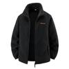 Men's Double-Sided Fleece Cardigan Jacket: Enhanced Warmth for Autumn & Winter, Windproof, Ideal for Middle-Aged & Young Adults