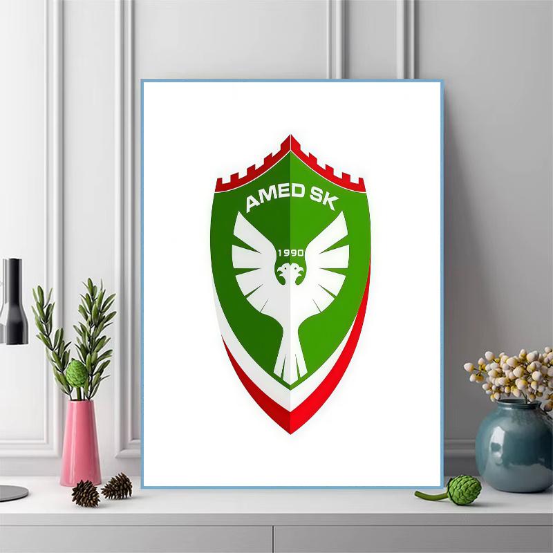 Vintage Sports Emblem 100% Round Full Drill 5D DIY Diamond Painting Embroidery Cross Stitch Rhinestone Decor
