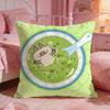 AAzukisans Cute Cartoon Cushion Cover Premium Comfort Reversible Pillow Cove Two In One Design For Any Room  Car Interior
