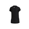 Adidas Engineered Tee Training Running Sports Fitted Crew Neck Short Sleeve T-Shirt Women Tops Black DX7532
