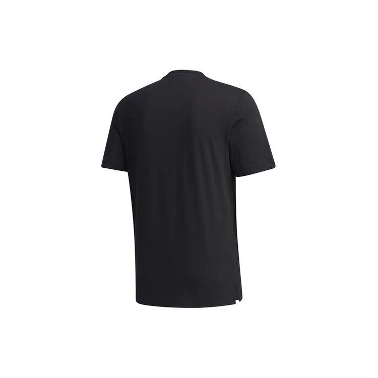 Adidas Wuji Series Sports Casual Short Sleeve T-Shirt Men Tops Black GL8191