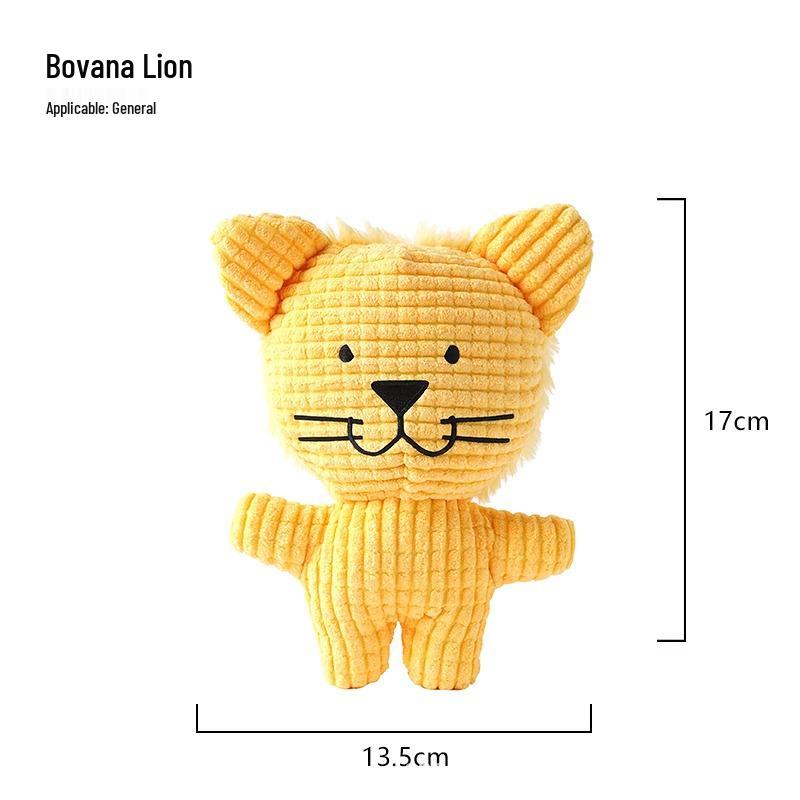 Durable Squeaky Plush Teething Toy for Small and Medium Dogs