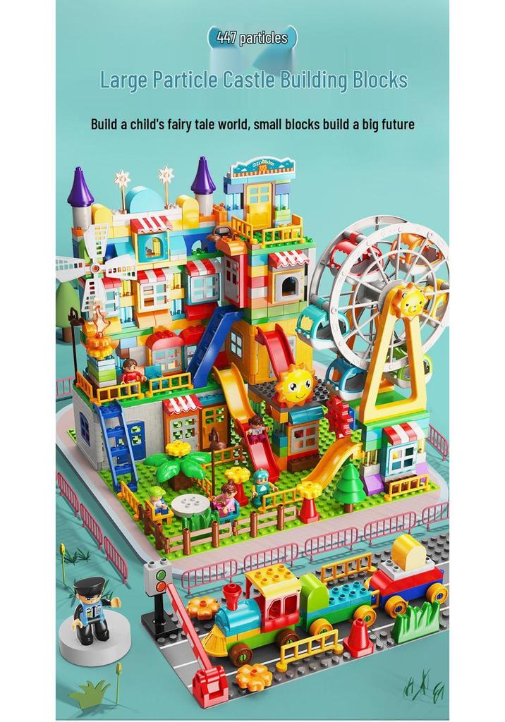 Feile Ferris Wheel Building Blocks - Educational Toy for Children Ages 3-6