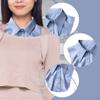 Fake Neck Blue Striped Accessories Detachable Dickey
