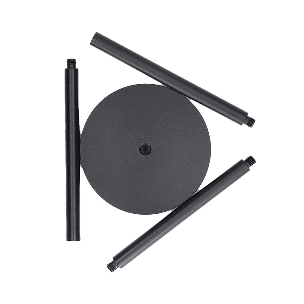 Desktop Camping Lamp Holder Aluminium Alloy Detachable Three Sections Multifunction Lamp Pole Stand for Campsite