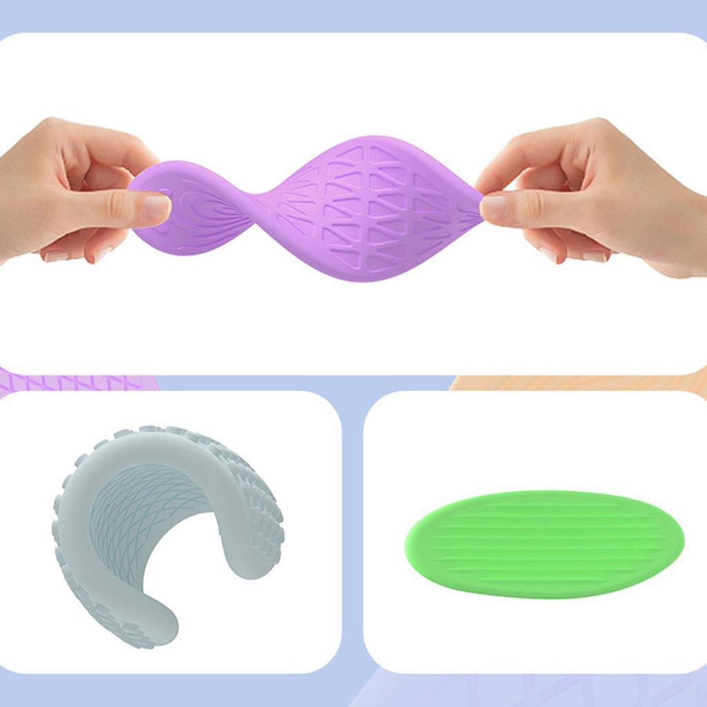 Kinder Sensorische Aktivität Stein Beruhigendes Spielzeug zum Stressabbau und bei Angstzuständen Neuheit Silikonstein Gadget Texturiert