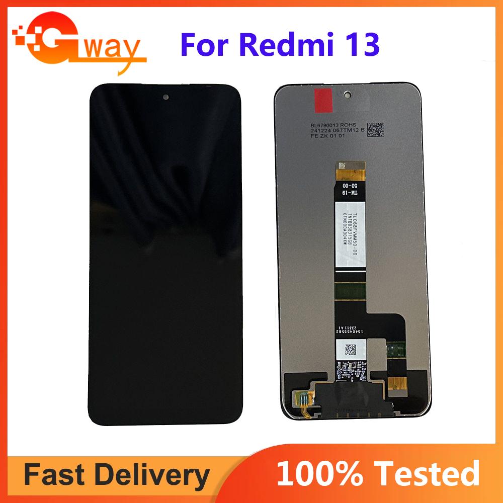 LCD Screen and Digitizer Full Assembly For Redmi 13