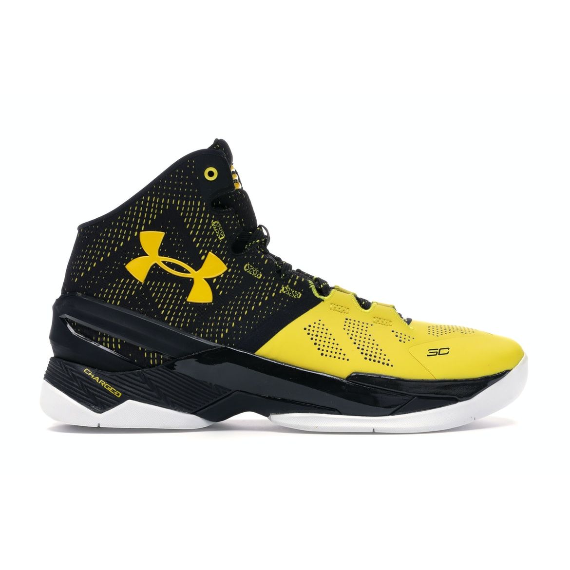 

Мужские кроссовки Under Armour Curry 2 Longshot Black Taxi-White 1259007-004