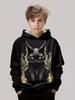 Children's Clothing Hoodies Long Sleeve Children's Sweatshirt Cartoon Children's Fashion Cat Print Girls' Summer Clothes Boy Top