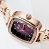 Simple And Compact Dial Women'S Watch Retro Schoolgirl Square Steel Belt Quartz Watch