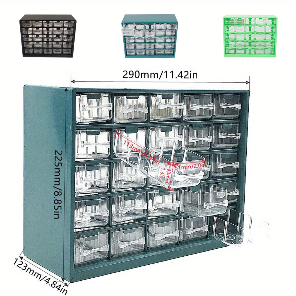 ABS Stapelbarer Teilebox Organizer Langlebige Und Transparente Aufbewahrungslösung Kunststoff-Organizerbox
