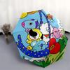 1pc Outdoor Umbrella with BT21 Characters - Automatic Opening/Closing, Portable 3-Fold Design, 8-Bone Iron Frame, Perfect Gift for Fans, Traveler