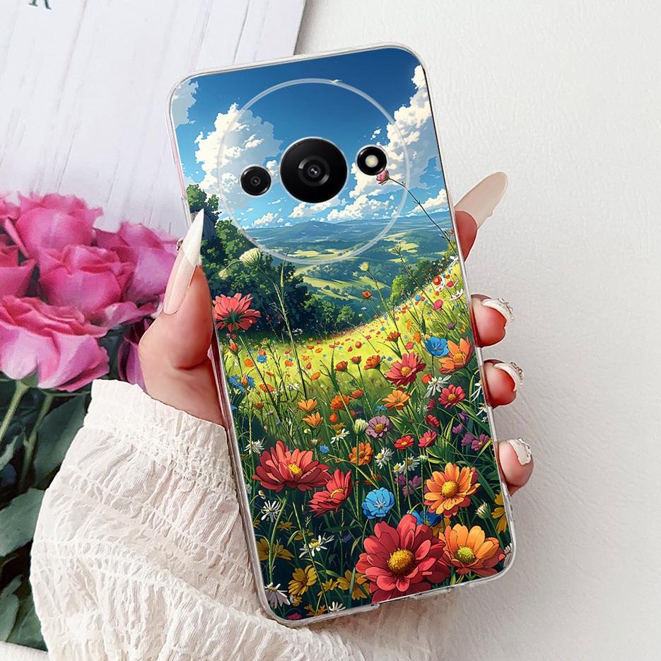 Für Xiaomi Redmi A3 A3x A4 Hülle RedmiA3 Pro Stilvolles Bemaltes Cover Weiche Dünne Handyhülle Für Xiaomi Redmi A3 Pro A3x RedmiA4 Schale