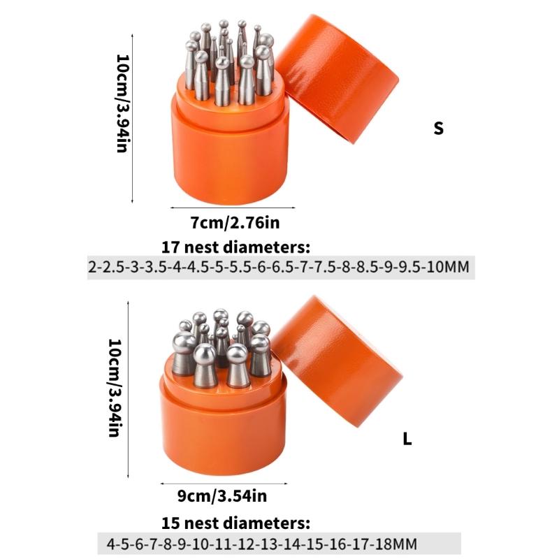 Jewelry Making Punch Set High Strength Steel Jewelry Forming Tool Perfect for Precisions Goldsmith Crafting and Projects