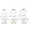 120PCS Self Adhesive Plant Climbing Wall Fixture Small Medium Large Mini Vine Support Clips Compact Reusable Wall Plant Support