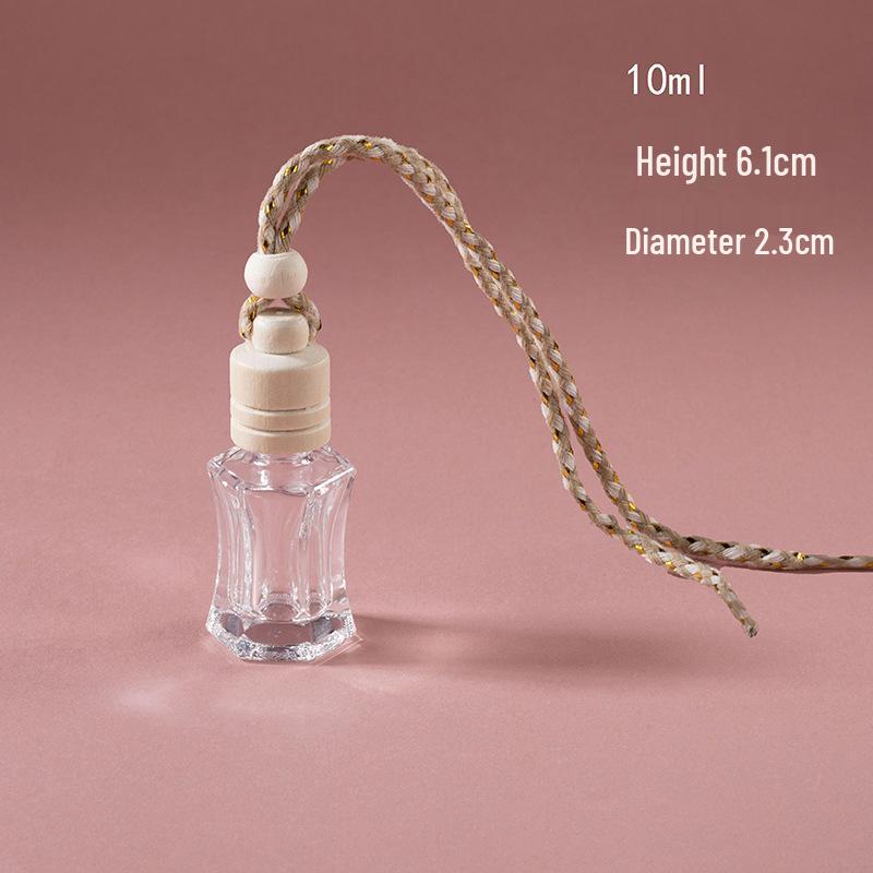 10ml Clear Car Diffuser Bottle with Lanyard for Aromatherapy