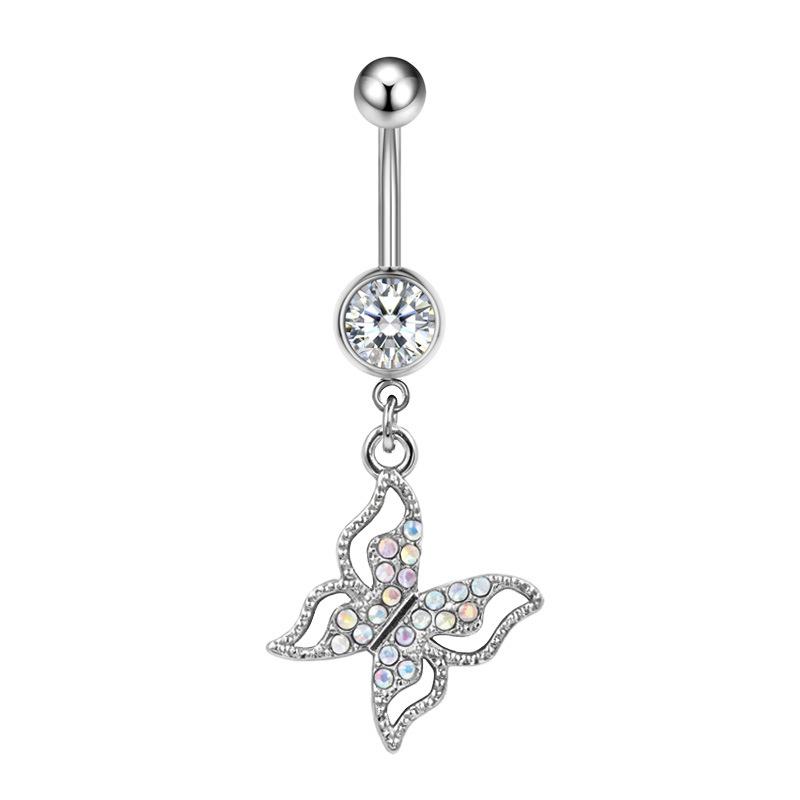 Gaibei Stylish Jellyfish Butterfly Navel Ring for Girls