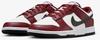 Nike Dunk Low Sneaker dunkel teamrot/schwarz/summit weiß
