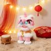 Handmade Handheld Lion Lantern Personality Glowing Lion Dance Lantern Decoration Hanging Lion Ornaments Purple Color Red Color