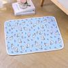 Non-Slip Cooling Pet Mat Breathable Ice Silk Mat Durable Pet Sleeping Pad  Floor Use