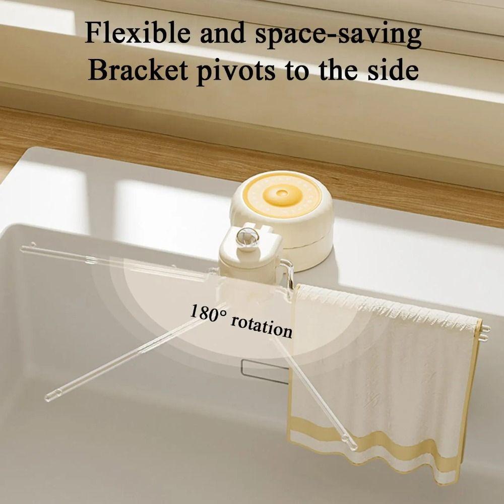 Suction Cup Waste Hanging Net Bracket Creative Garbage Drain Net Shelf  Household