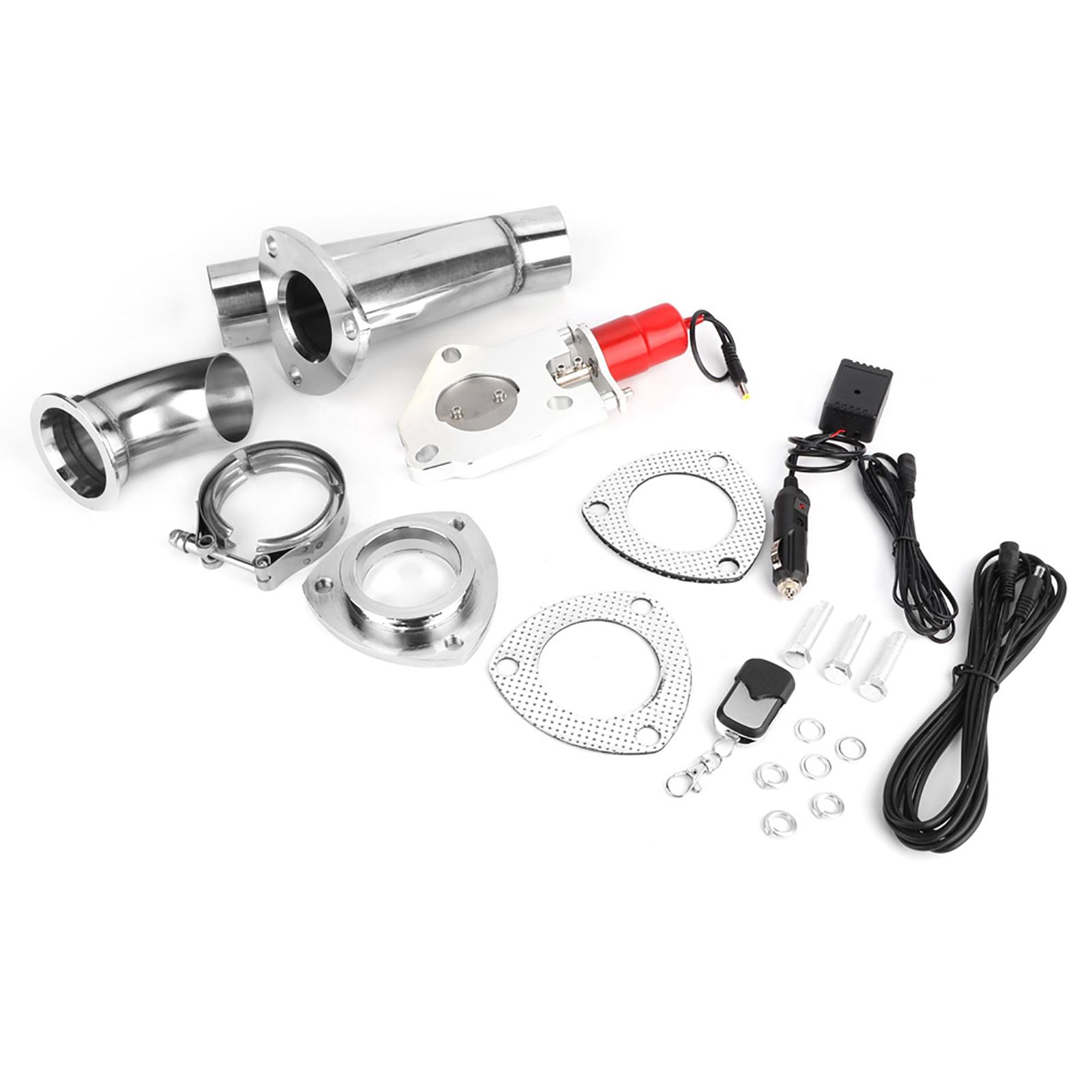 

2,25 дюйма Модификация автомобиля Универсальный электрический клапан выхлопа Пульт дистанционного управления