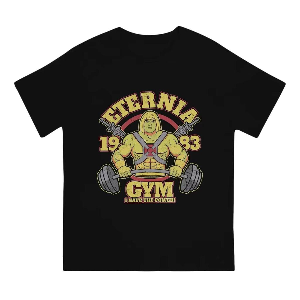 2025 Eternia Gym He Man Masters of The Universe Cotton T-Shirt Fashion Casual O-neck Tshirts Oversized Tops Tees
