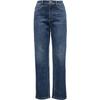 ONLY Women's Slim Straight High-Waist Cropped Jeans