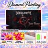 Megadeth 5D DIY Diamond Painting Custom Name Text, Full Drill Rhinestone Mosaic Art Home Gift