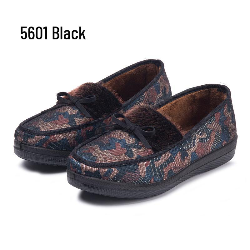 

Женские зимние туфли на мягкой подошве с бархатной подкладкой для пожилых Size 35 чёрный