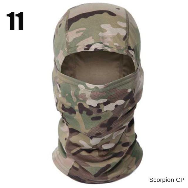 Camouflage Balaclava Full Face Scarf Ski Bicycle Full Face Cover Winter Neck Head Warmer Tactical Airsoft Cap Helmet Liner