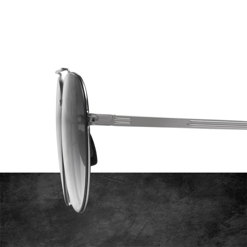 AORON Metal Frame Sunglasses for Men Women Gradient Color Anti Glare Glasses Outdoor Fashion Driving Fishing Eyewear