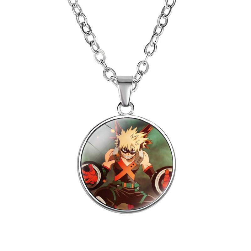 My Hero Academia Pendant Necklace Handmade Alloy Cartoon Character Jewelry
