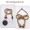 E27 Led Pendant Lights Vintage Hemp Rope Decor Hanging Lamp Creative Retro 1M 2M 3M Industrial Lamp AC90-260V Double Single