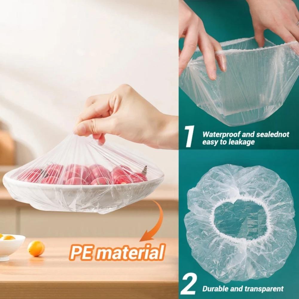 Elastic Food Bowl Protective Cover Reusable Stretchable Food Cover Suitable Different Sizes Bowls Plates Kitchen Supplies